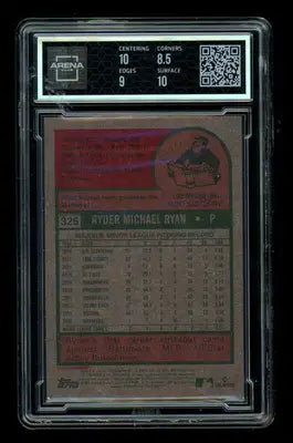 2024 Topps Heritage Ryder Ryan #326 RC Baseball Arena Club 9 - Baseball Card Single