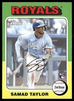 2024 Topps Heritage Samad Taylor #317 RC Baseball - Baseball Card Single