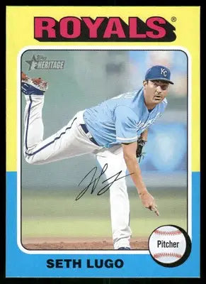 2024 Topps Heritage Seth Lugo #395 Baseball - Baseball Card Single