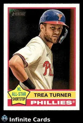 2024 Topps Heritage TREA TURNER #48 All-Star Philadelphia Phillies