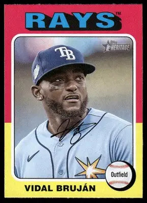2024 Topps Heritage Vidal Bruján #215 Baseball - Baseball Card Single