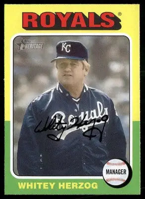 2024 Topps Heritage Whitey Herzog #146 Baseball - Baseball Card Single