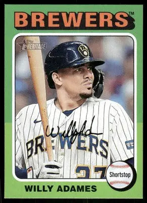 2024 Topps Heritage Willy Adames #155 Baseball - Baseball Card Single