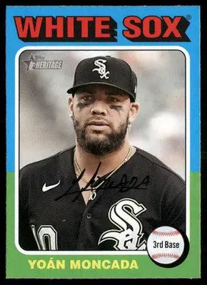 2024 Topps Heritage Yoán Moncada #222 Baseball - Baseball Card Single