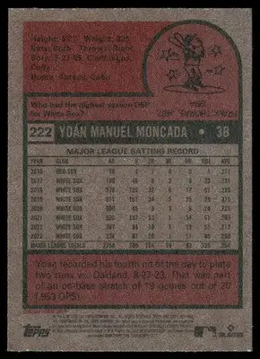 2024 Topps Heritage Yoán Moncada #222 Baseball - Baseball Card Single