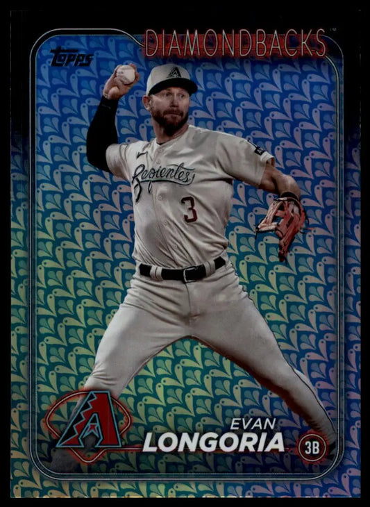 2024 Topps - Holiday Evan Longoria 304 Arizona Diamondbacks NM - Baseball Card Single