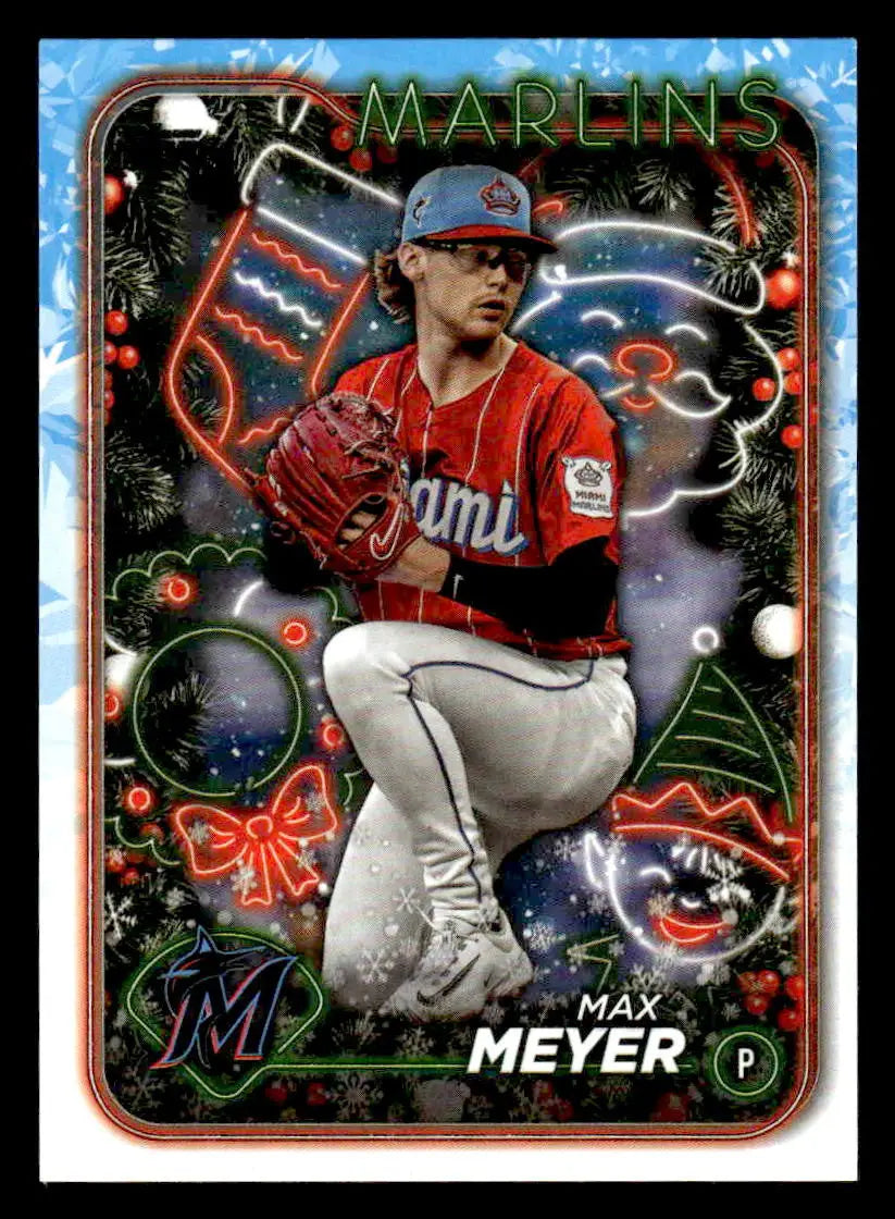 2024 Topps Holiday #H106 Max Meyer - Baseball Card Single