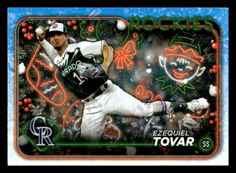 2024 Topps Holiday #H107 Ezequiel Tovar - Baseball Card Single
