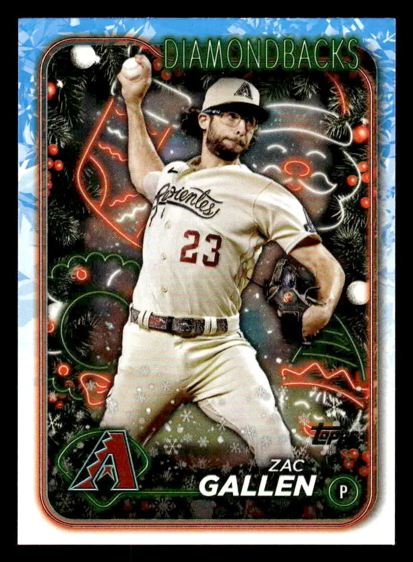 2024 Topps Holiday #H109 Zac Gallen - Baseball Card Single
