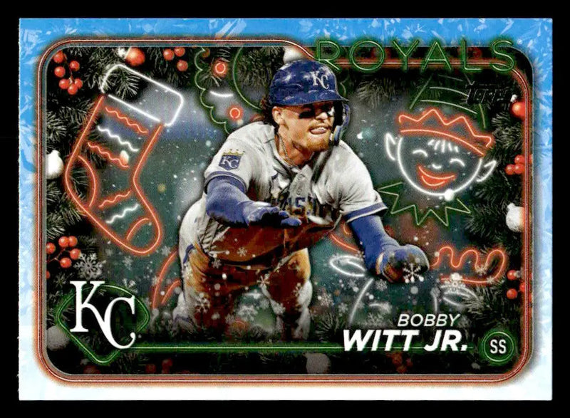 2024 Topps Holiday #H111 Bobby Witt Jr. - Baseball Card Single
