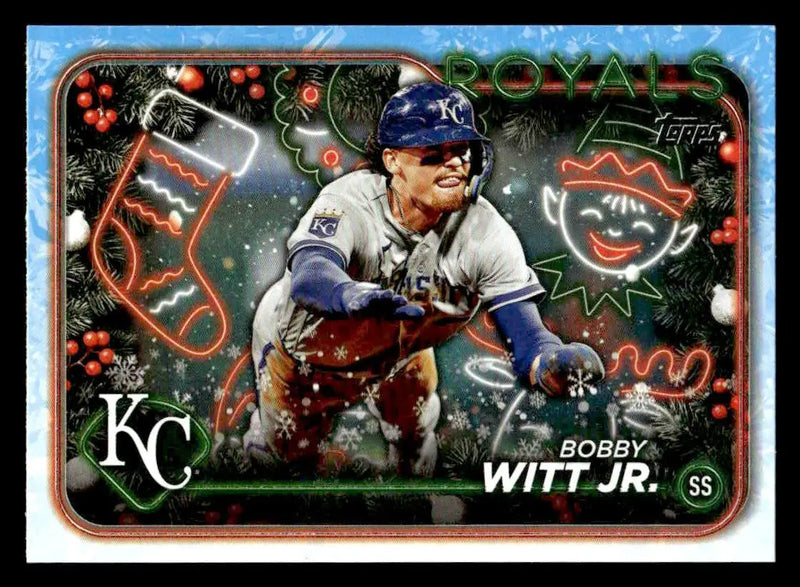 2024 Topps Holiday #H111 Bobby Witt Jr. - Baseball Card Single