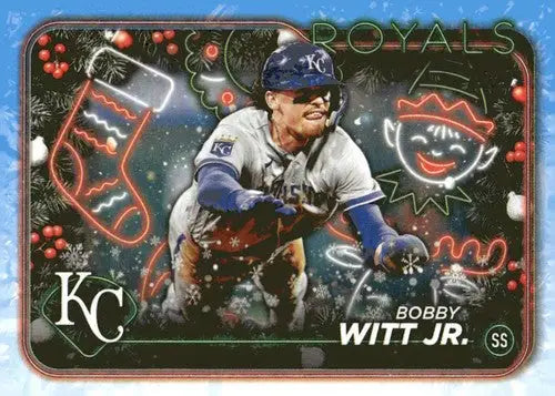 2024 Topps Holiday #H111 Bobby Witt Jr. NM-MT Royals ID:76665 - Baseball Card Single