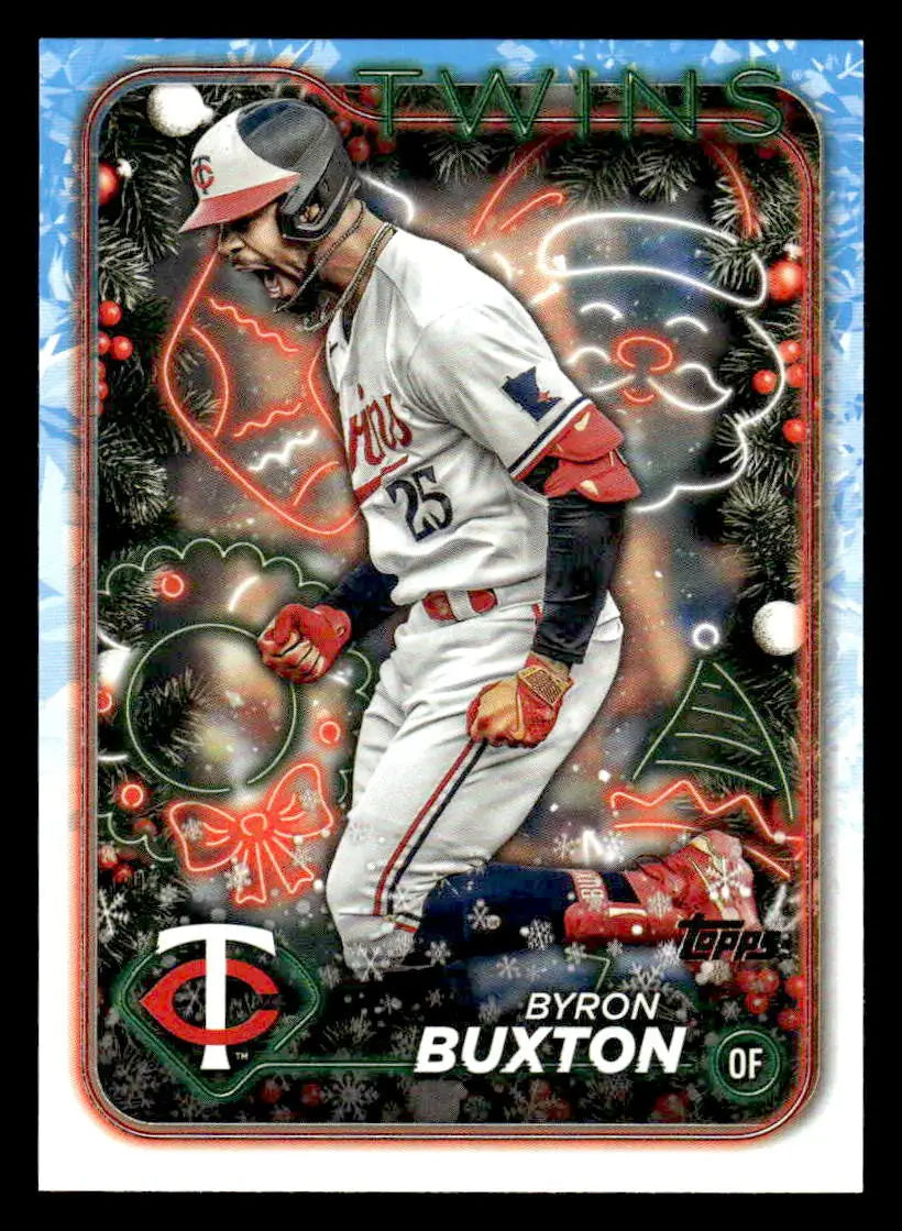 2024 Topps Holiday #H114 Byron Buxton - Baseball Card Single