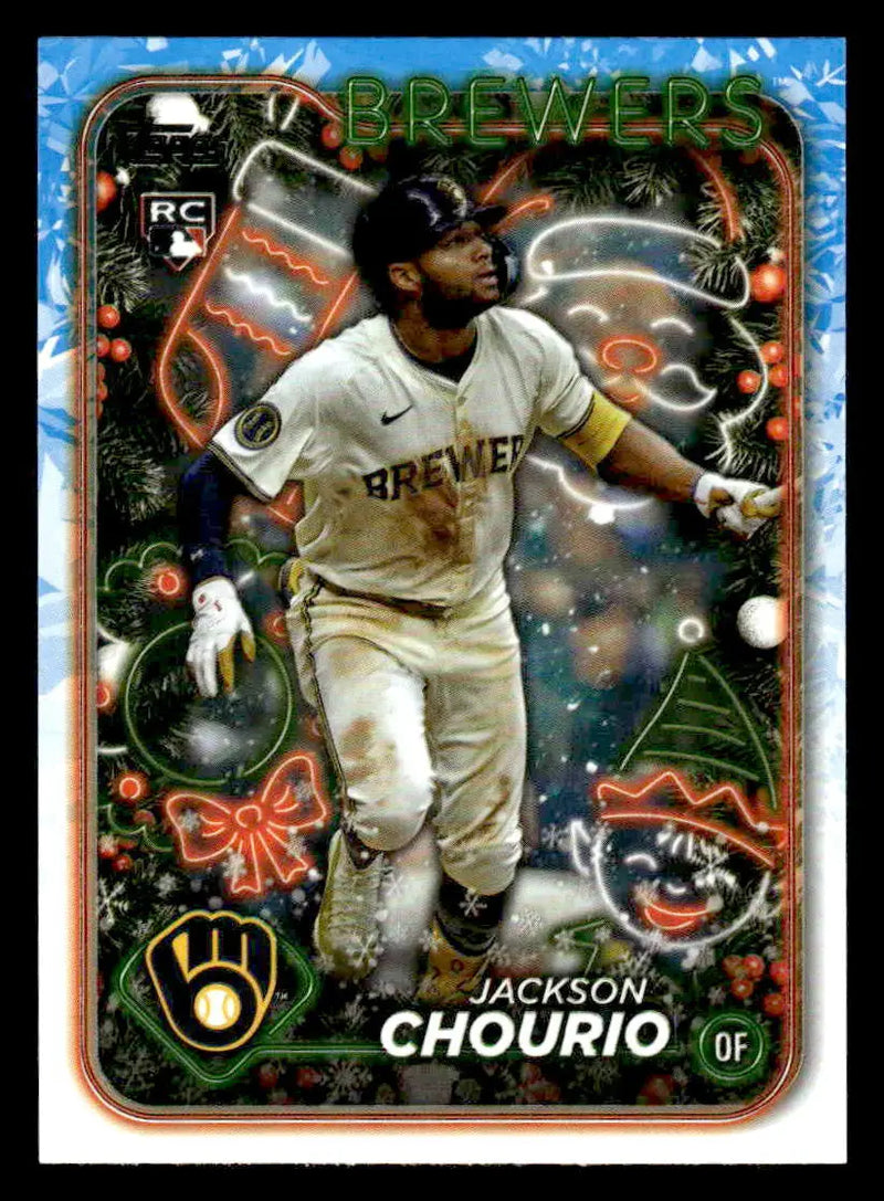 2024 Topps Holiday #H119 Jackson Chourio - Baseball Card Single