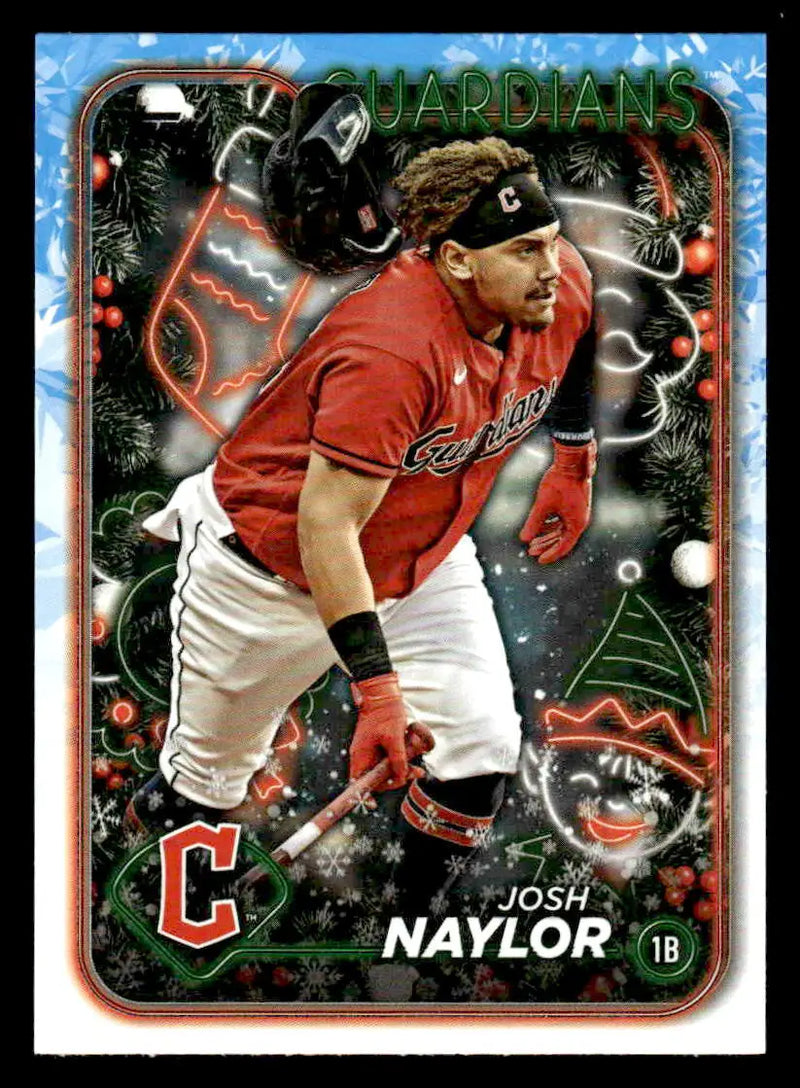 2024 Topps Holiday #H120 Josh Naylor - Baseball Card Single