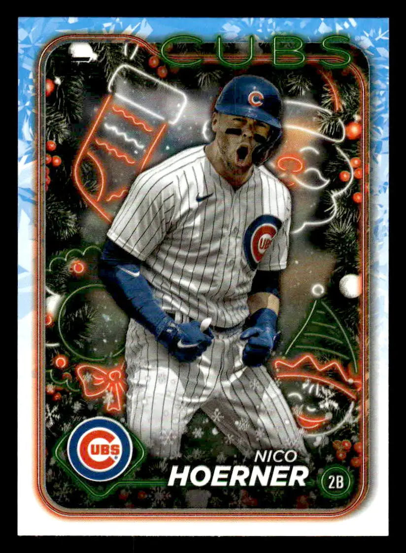 2024 Topps Holiday #H123 Nico Hoerner - Baseball Card Single
