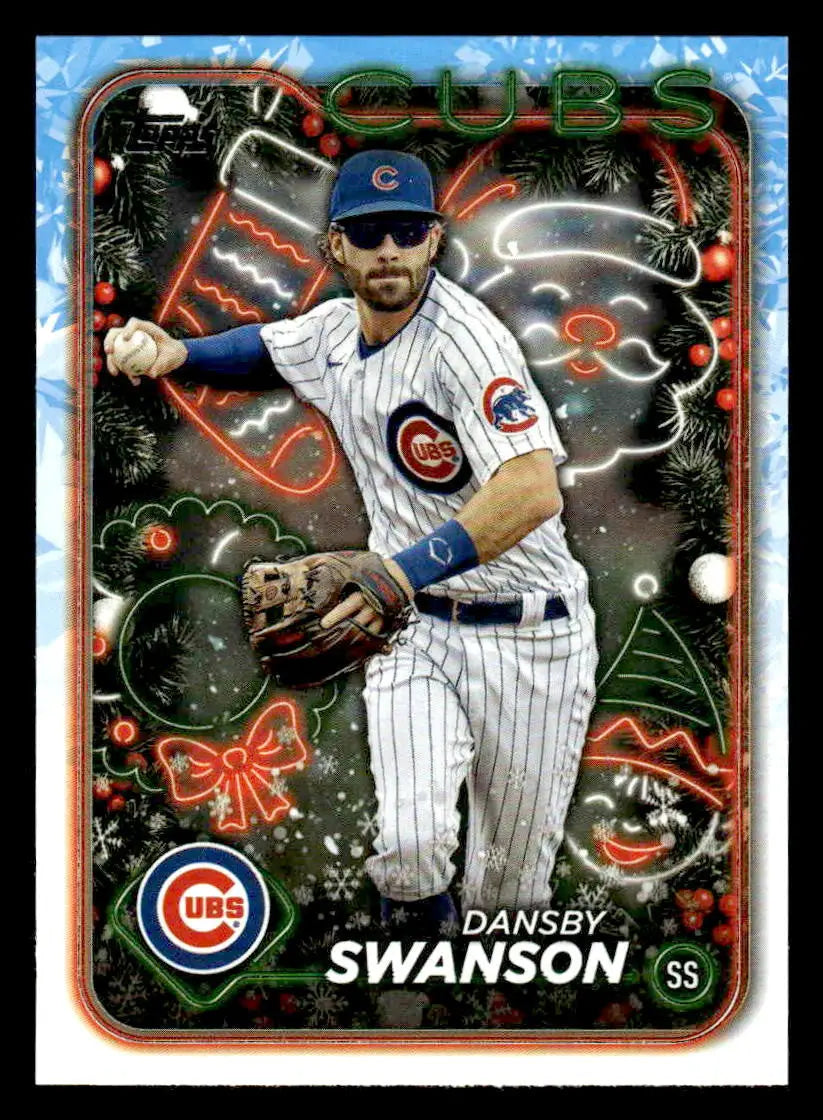 2024 Topps Holiday #H125 Dansby Swanson - Baseball Card Single