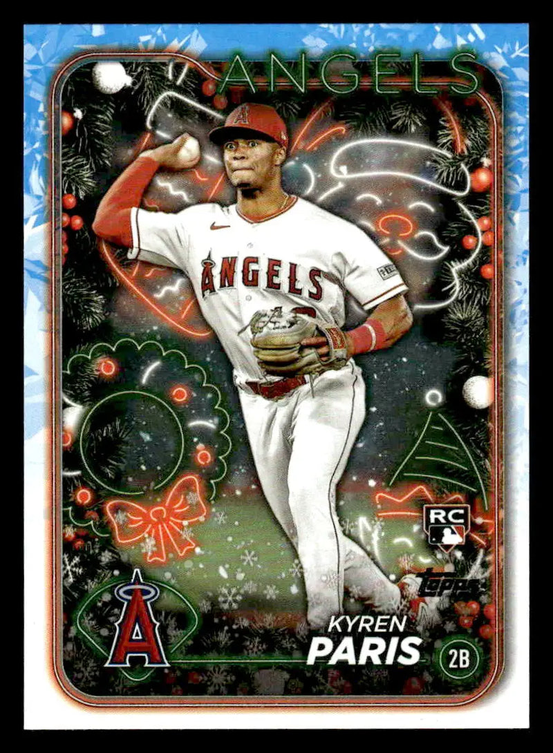 2024 Topps Holiday #H130 Kyren Paris - Baseball Card Single