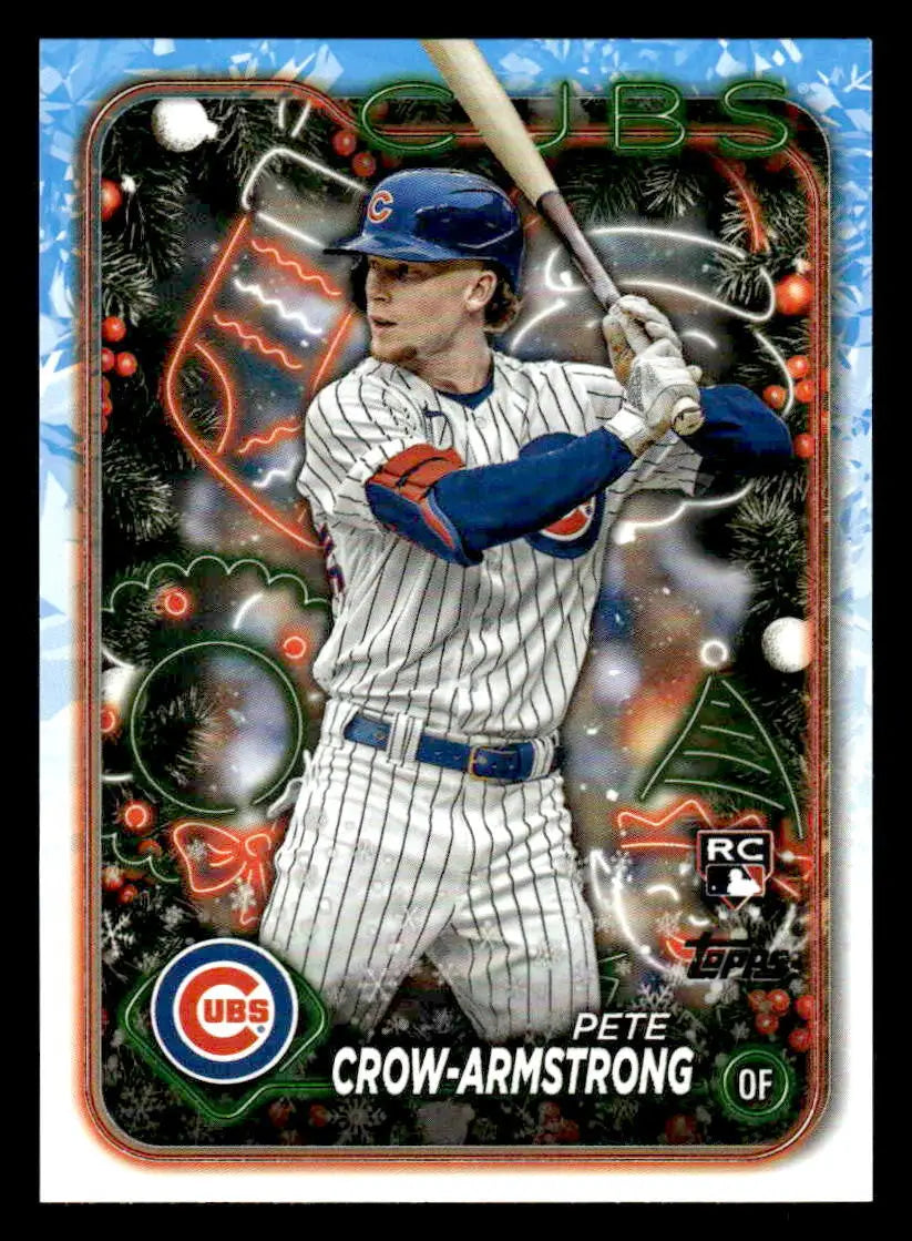 2024 Topps Holiday #H136 Pete Crow-Armstrong - Baseball Card Single