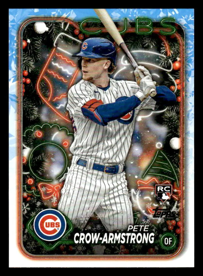 2024 Topps Holiday #H136 Pete Crow-Armstrong - Baseball Card Single