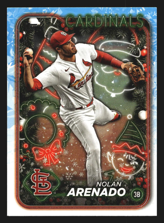 2024 Topps Holiday #H139 Nolan Arenado St. Louis Cardinals - Baseball Card Single