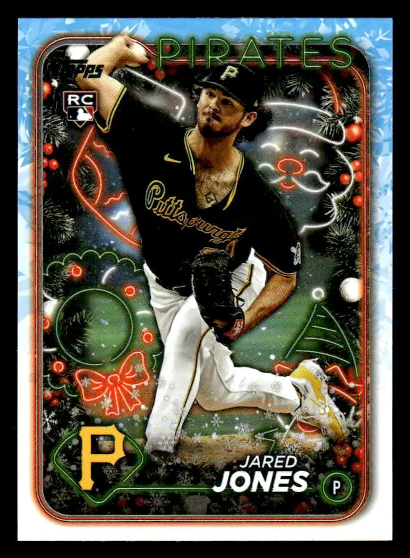 2024 Topps Holiday #H147 Jared Jones - Baseball Card Single