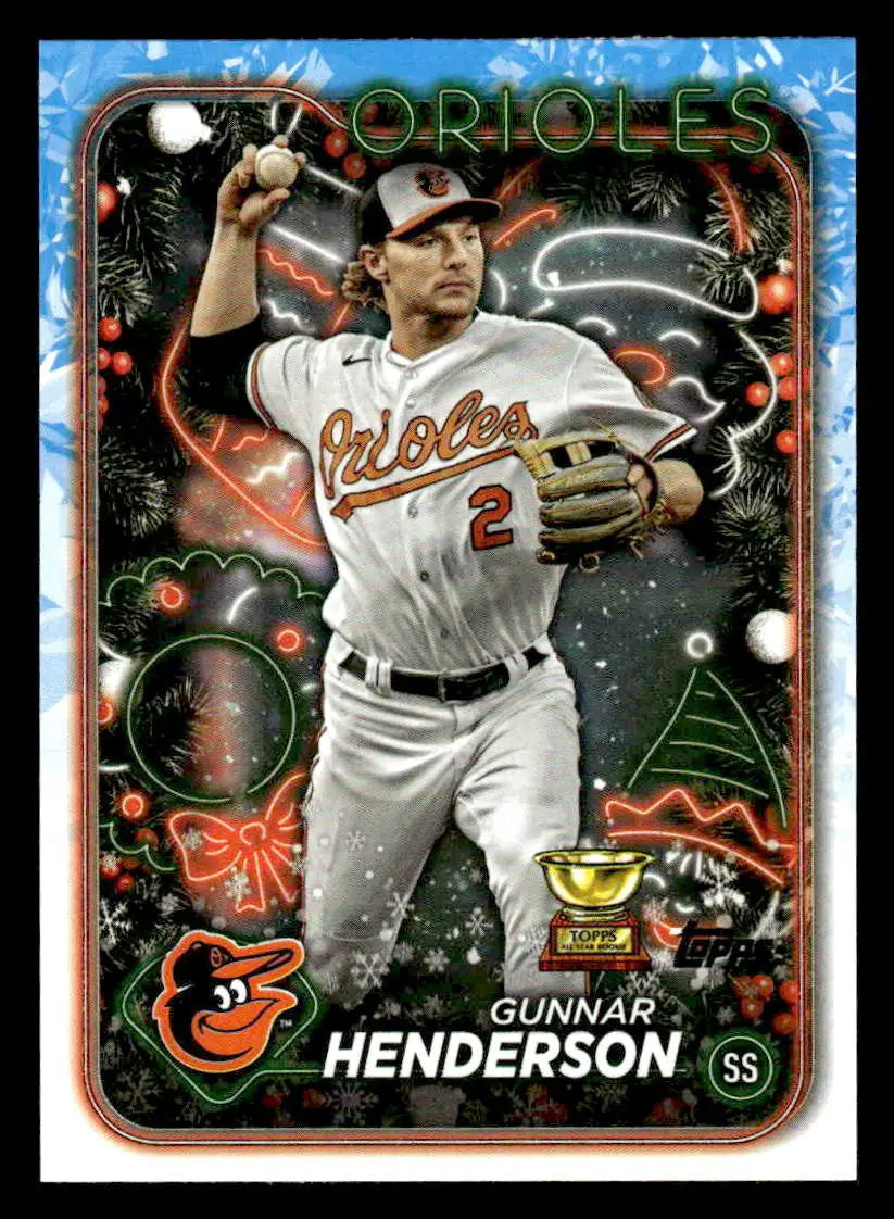 2024 Topps Holiday #H150b Gunnar Henderson - Baseball Card Single