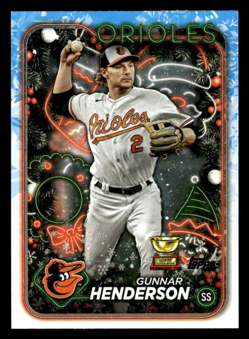 2024 Topps Holiday #H150b Gunnar Henderson - Baseball Card Single
