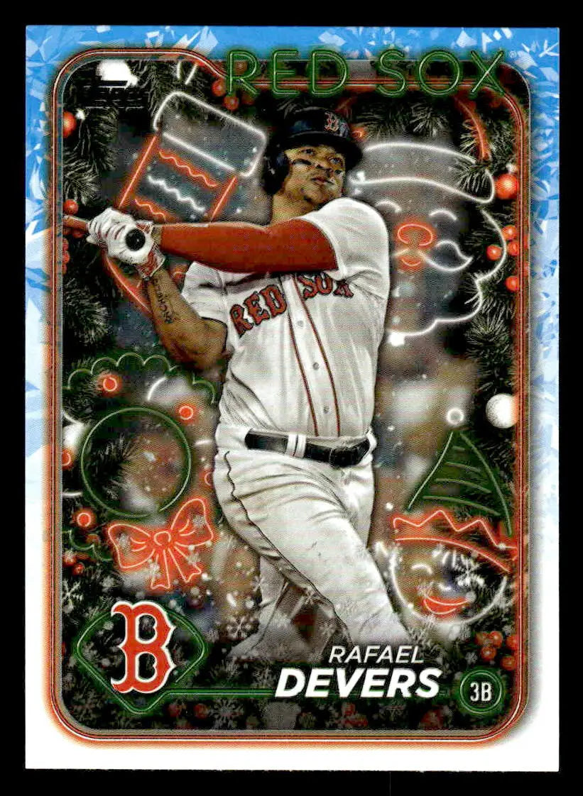 2024 Topps Holiday #H151 Rafael Devers - Baseball Card Single