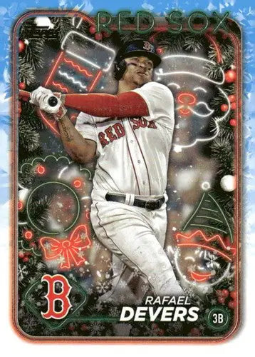 2024 Topps Holiday #H151 Rafael Devers NM-MT Red Sox ID:76705 - Baseball Card Single