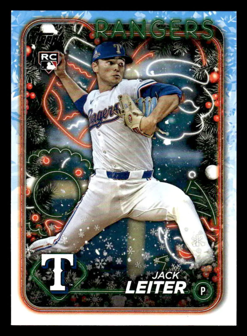 2024 Topps Holiday #H155 Jack Leiter - Baseball Card Single