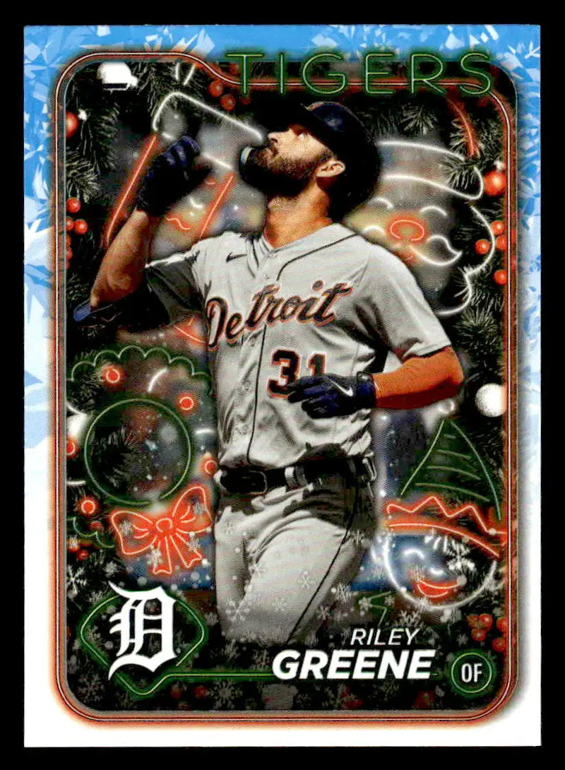 2024 Topps Holiday #H161 Riley Greene - Baseball Card Single