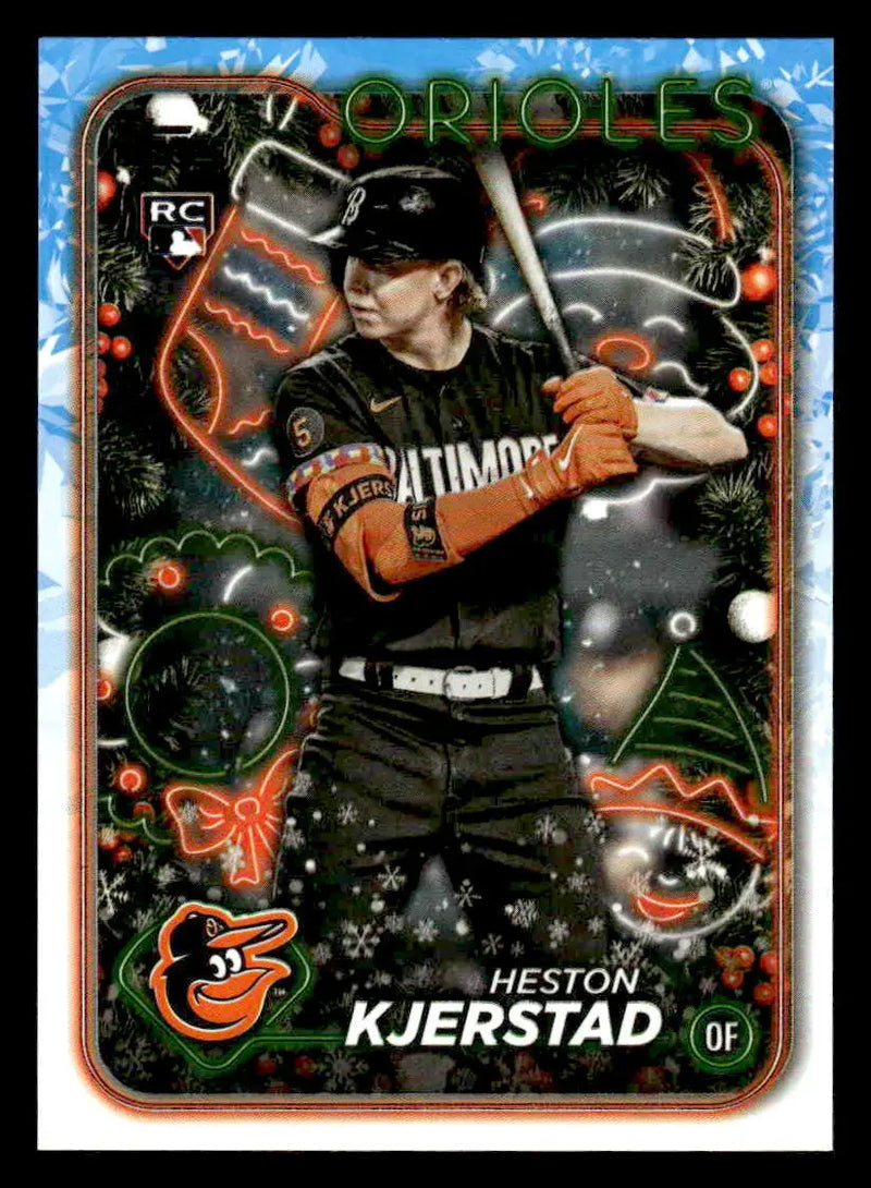 2024 Topps Holiday #H171 Heston Kjerstad - Baseball Card Single