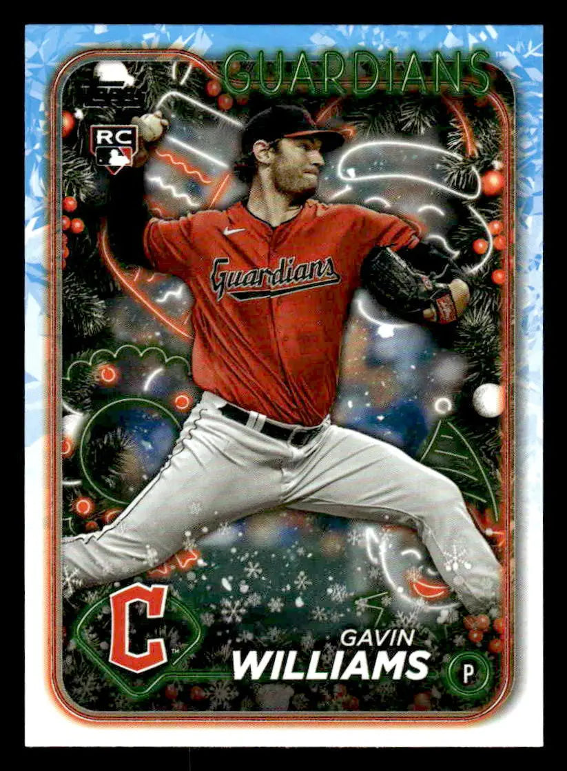 2024 Topps Holiday #H173 Gavin Williams - Baseball Card Single