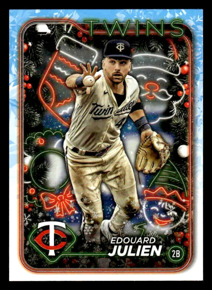 2024 Topps Holiday #H174 Edouard Julien - Baseball Card Single