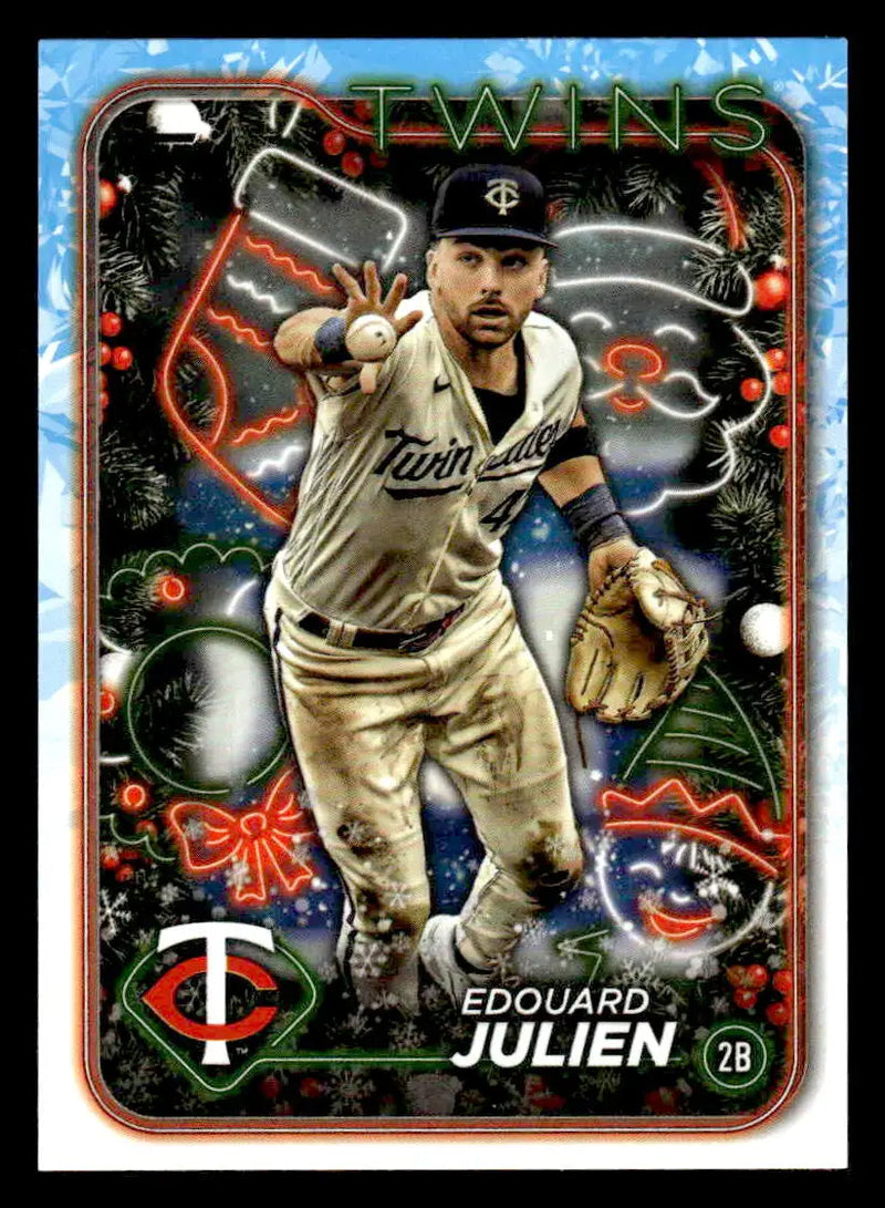 2024 Topps Holiday #H174 Edouard Julien - Baseball Card Single