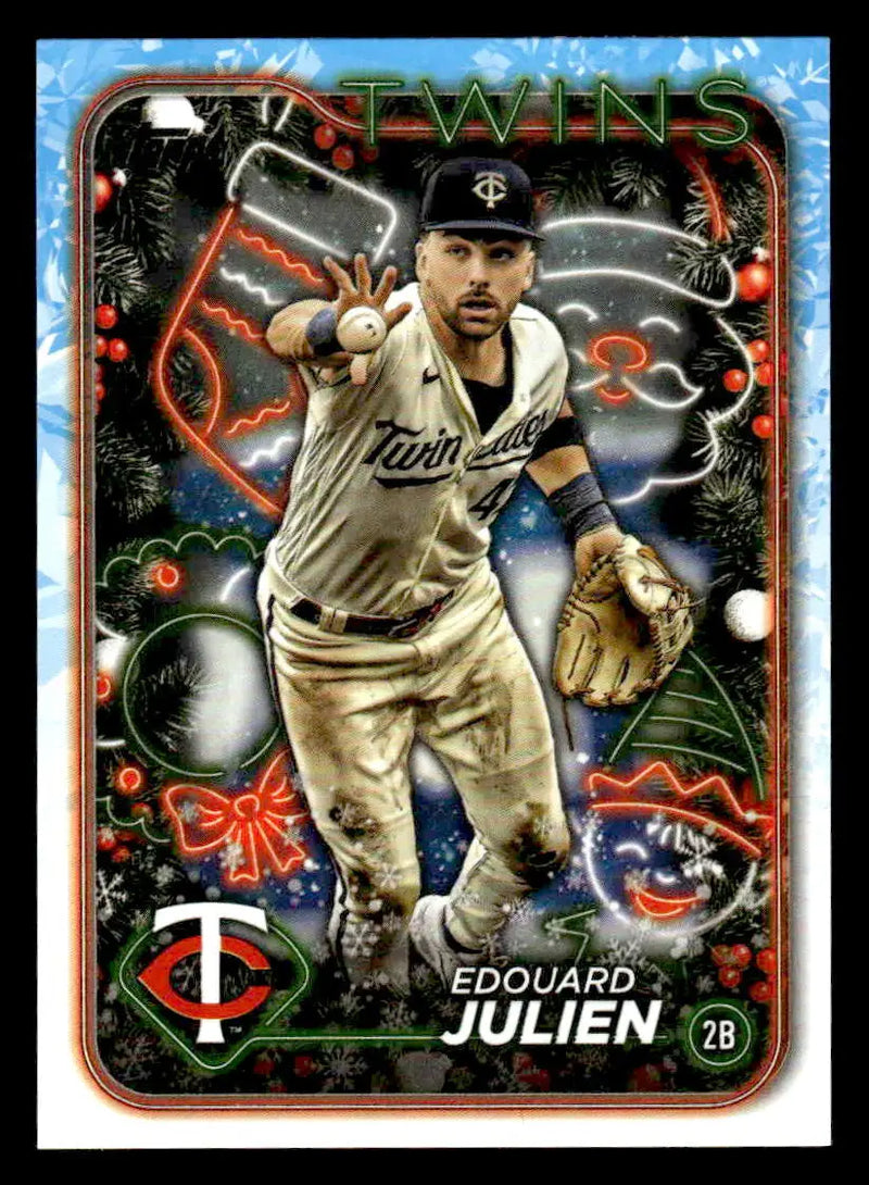 2024 Topps Holiday #H174 Edouard Julien - Baseball Card Single