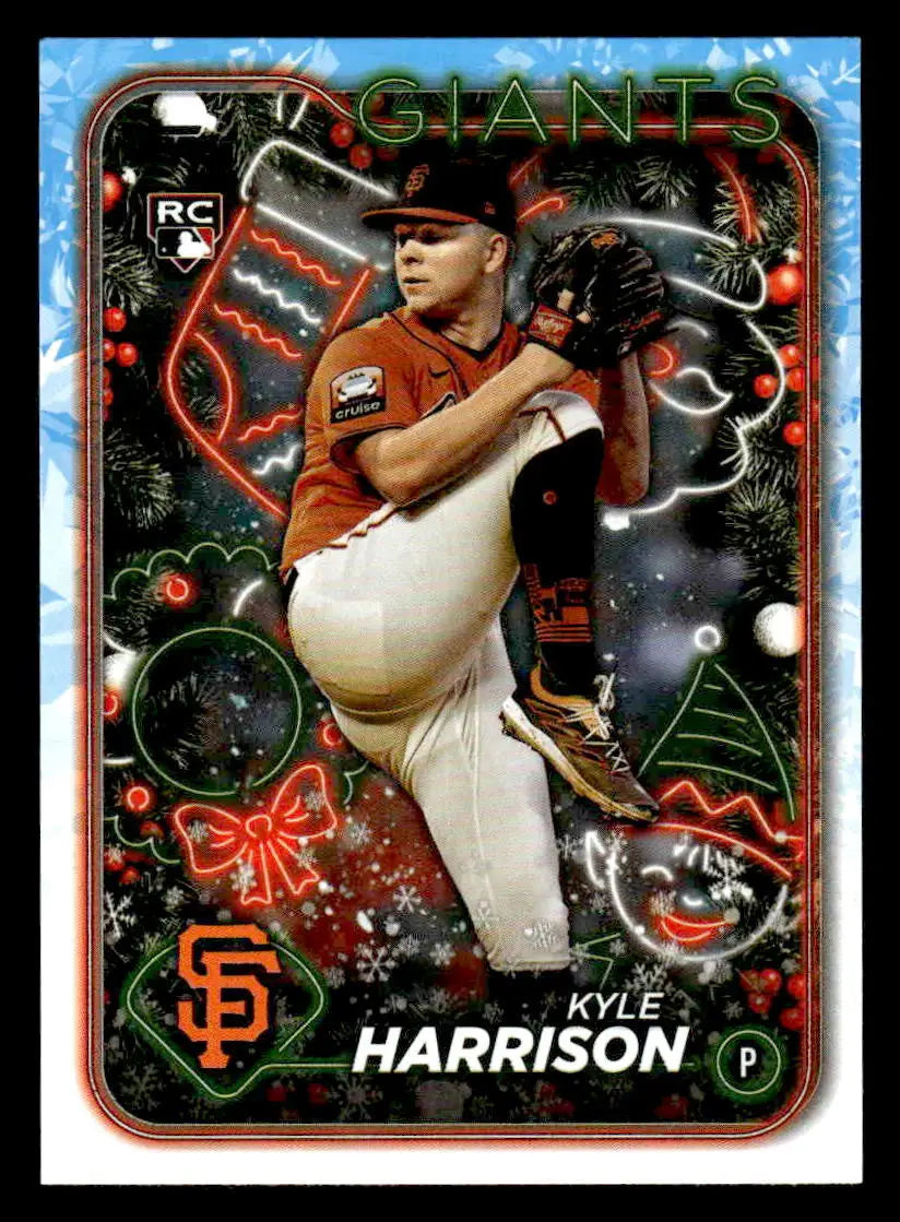 2024 Topps Holiday #H175 Kyle Harrison - Baseball Card Single