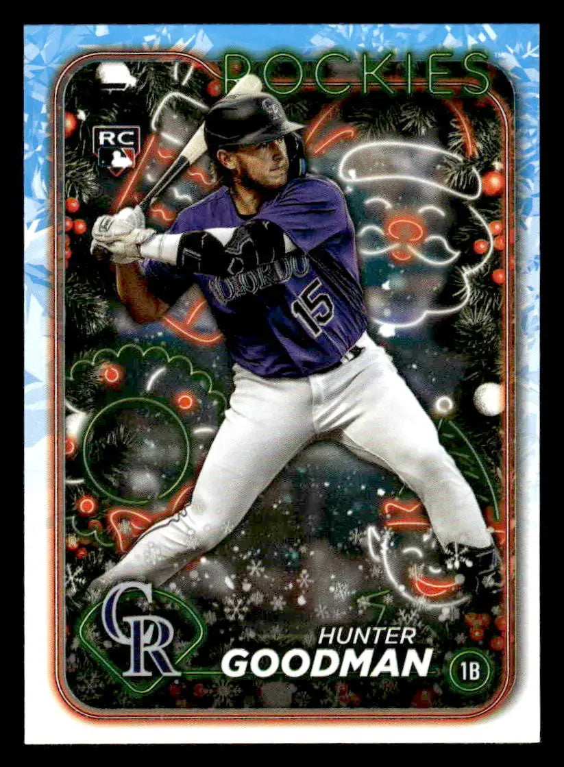2024 Topps Holiday #H178 Hunter Goodman - Baseball Card Single