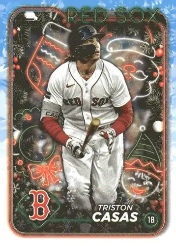 2024 Topps Holiday #H18 Triston Casas NM-MT Red Sox ID:75379 - Baseball Card Single