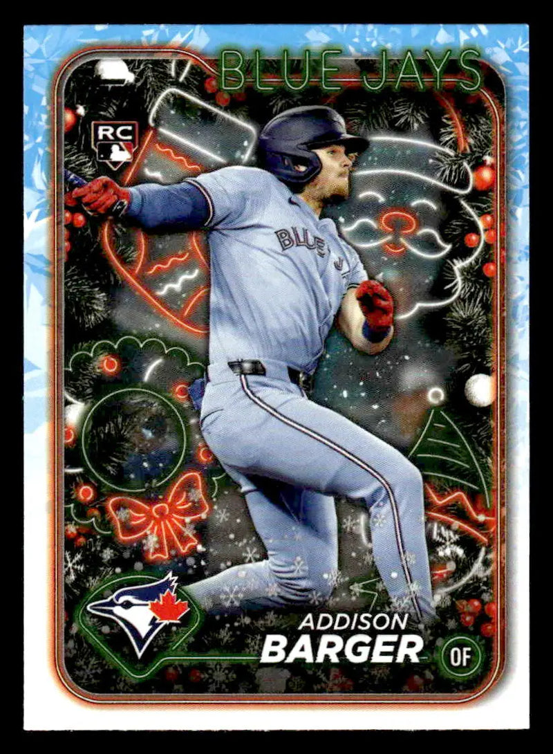 2024 Topps Holiday #H181 Addison Barger - Baseball Card Single