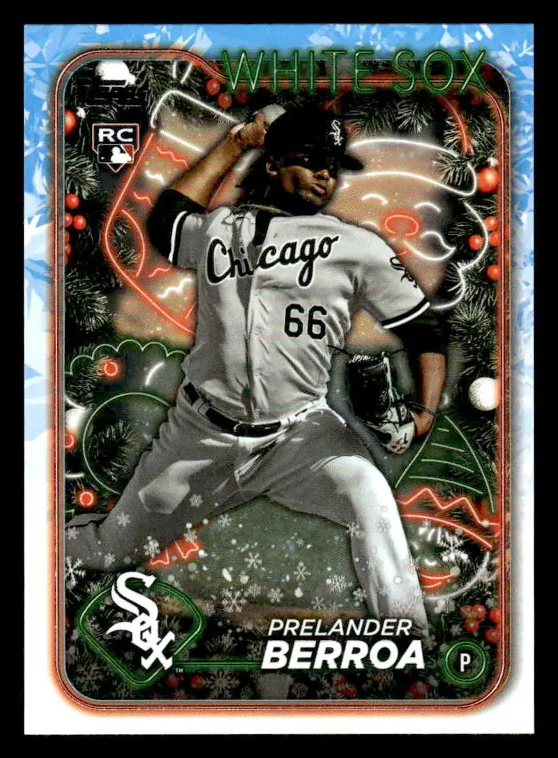 2024 Topps Holiday #H182 Prelander Berroa - Baseball Card Single