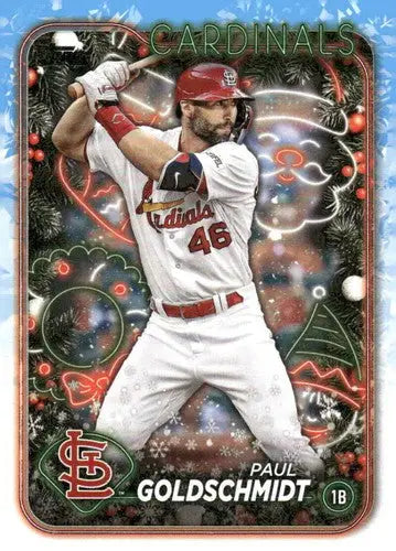 2024 Topps Holiday #H183 Paul Goldschmidt NM-MT - Baseball Card Single