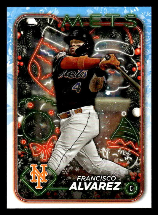 2024 Topps Holiday #H184 Francisco Alvarez - Baseball Card Single