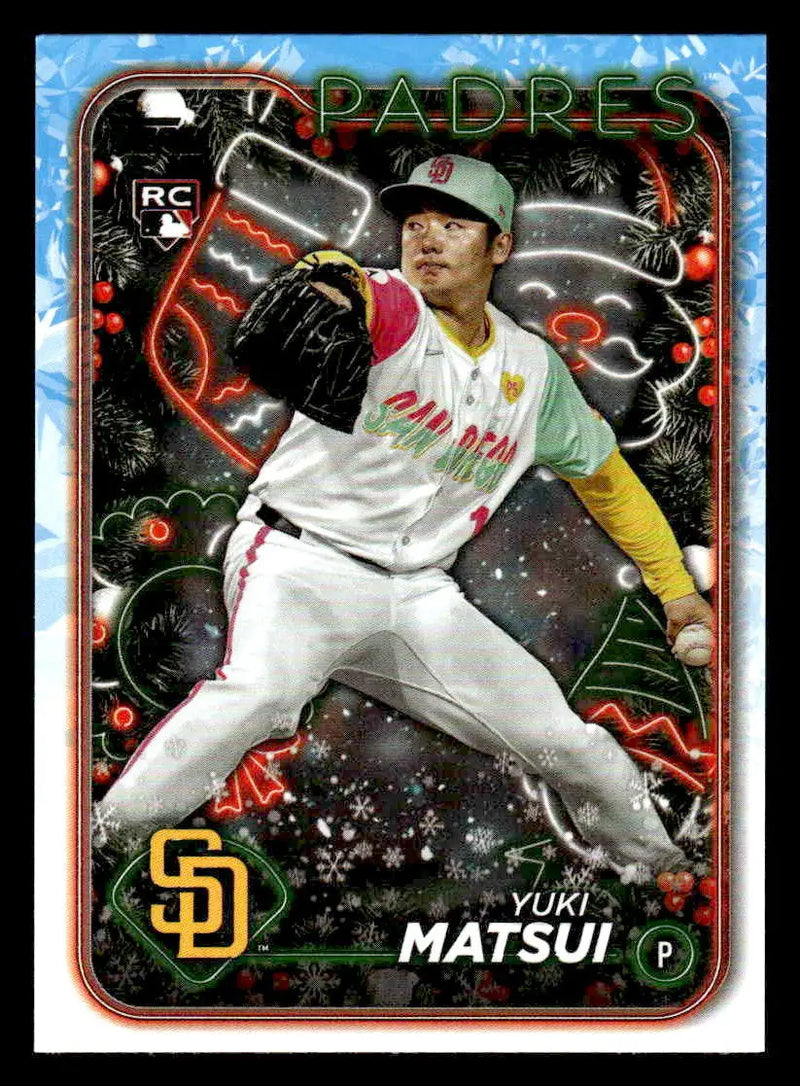 2024 Topps Holiday #H191 Yuki Matsui - Baseball Card Single
