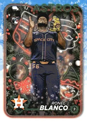 2024 Topps Holiday #H199 Ronel Blanco NM-MT RC Rookie Astros - Baseball Card Single