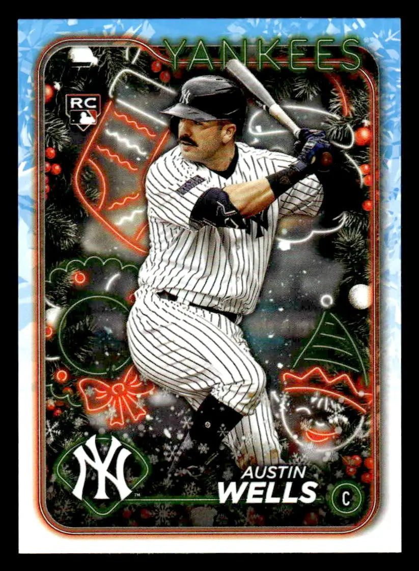 2024 Topps Holiday #H2 Austin Wells - Baseball Card Single