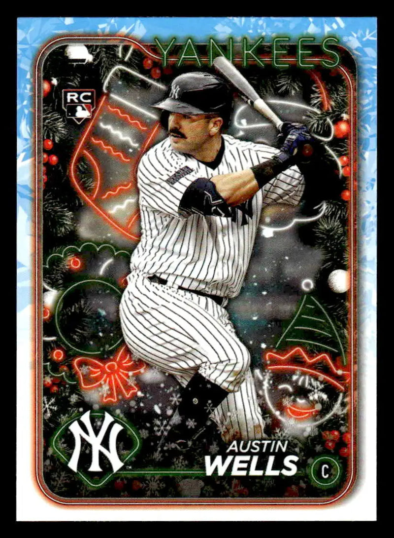 2024 Topps Holiday #H2 Austin Wells - Baseball Card Single