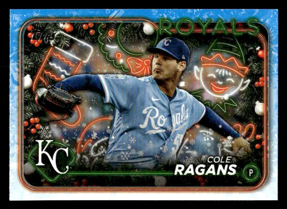2024 Topps Holiday #H20 Cole Ragans - Baseball Card Single