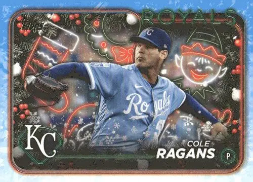 2024 Topps Holiday #H20 Cole Ragans NM-MT Royals ID:75381 - Baseball Card Single
